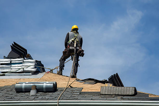 Professional Roofing technician working in Ruston, WA